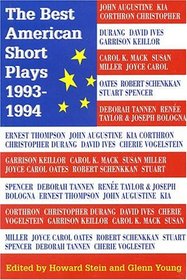 The Best American Short Plays 1993-1994 (Best American Short Plays)