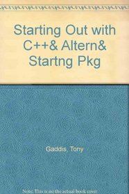 Alternate Version of Starting Out With C++