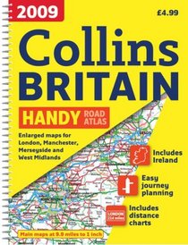 2009 Collins Handy Road Atlas Britain: A5 Edition