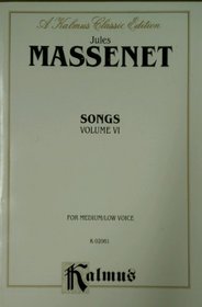 Songs, Vol 6: Medium/Low Voice (French Language Edition)