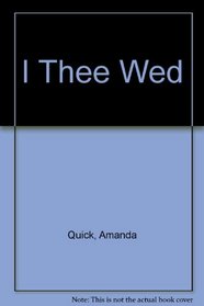 I Thee Wed (Vanza, Bk 2) (Large Print)