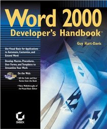 Word 2000 Developer's Handbook (Handbook)