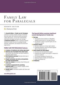 Family Law for Paralegals (Aspen College)