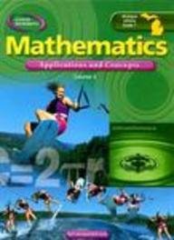 MI Grade 7 Mathematics: Applications and Concepts, Course 3, Student Edition (Glencoe Mathematics)