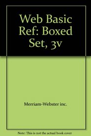 Web Basic Ref: Boxed Set, 3v