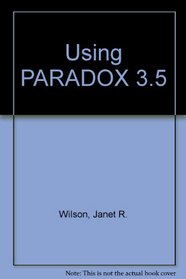 Using Paradox 3.5