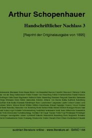 Handschriftlicher Nachlass 3: [Reprint der Originalausgabe von 1895] (German Edition)