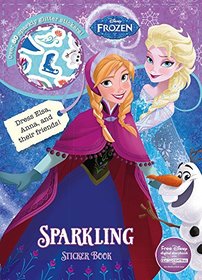 Disney Frozen Sparkling Sticker Book: Dress Elsa, Anna, and Their Friends!