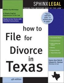 How to File for Divorce in Texas (Legal Survival Guides)