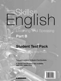 Starting Skills in English: Listening and Speaking Pt. B