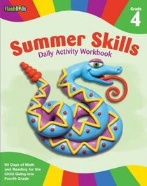 Summer Skills Daily Activity Workbook: Grade 4 (Flash Kids Summer Skills)