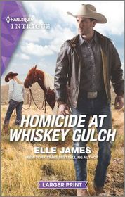 Homicide at Whiskey Gulch (Outriders, Bk 1) (Harlequin Intrigue, No 1972) (Larger Print)