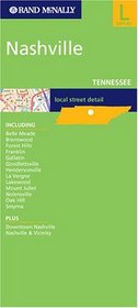 Rand McNally Nashville, Tennessee: Local Street Detail (Rand McNally Folded Map: Cities)