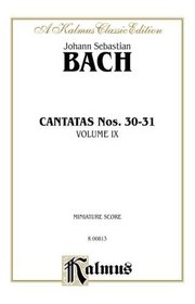 Cantatas No. 30-31: Miniature Score (German Language Edition) (Miniature Score) (Kalmus Edition)