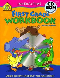 Interactive First Grade Workbook with CD-ROM (Works on Both Windows and Macintosh)