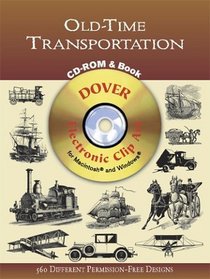 Old-Time Transportation CD-ROM and Book