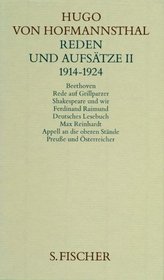 Gesammelte Werke, 10 Bde., geb., 9, Reden und Aufsätze II. (1914-1924)