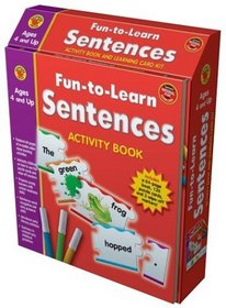 Fun-to-Learn Sentences (Brighter Child: Fun-To-Learn Activity Book and Learning Card Kits)