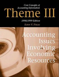 Theme III: Accounting Issues Involving Econimic Resources : 1998/1999 (Core Concepts of Accounting Information)