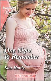 One Night to Remember (Harlequin Romance, No 4704) (Larger Print)