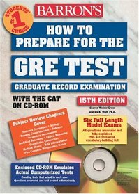 How to Prepare for the GRE Test with CD-ROM