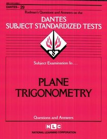 DSST Plane Trigonometry (DANTES series) (Dantes Series : No 29)