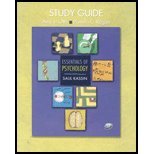 Study Guide to accompany Essentials of Psychology