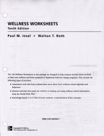 Wellness Worksheets