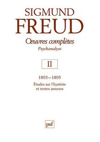 Oeuvres compltes Psychanalyse : Volume 2, 1893-1895 (French edition)