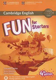 Fun for Starters Teacher's Book with Downloadable Audio (Cambridge English)