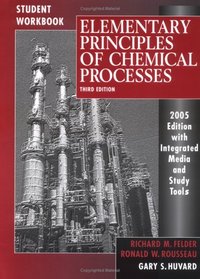 Student Workbook to accompany Elementary Principles of Chemical Processes