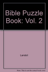 Bible Puzzle Book: Vol. 2