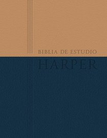 Biblia de estudio Harper: Duo tono con indice (Spanish Edition)