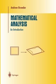 Mathematical Analysis: An Introduction (Undergraduate Texts in Mathematics)