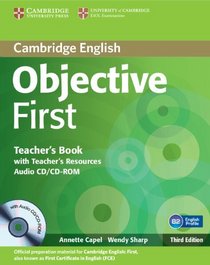 Objective First Teacher's Book with Teacher's Resources Audio CD/CD-ROM