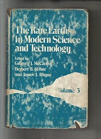 Rare Earths in Modern Science and Technology. Volume 3 (Rare Earths in Modern Science & Technology)