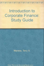 Introduction to Corporate Finance: Study Guide