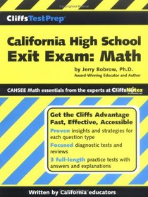 CliffsTestPrep California High School Exit Exam-Math