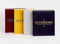 Interiors  -  The Greatest Rooms of the Century (Velvet Cover Color is Merlot Red, 1 of 4 available colors ? see below for more detail)