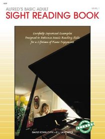 Alfred's Basic Adult Piano Course: Sight Reading Book, Level 1 (Alfred's Basic Adult Piano Course)