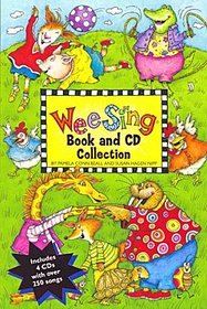 Wee Sing Book and CD Collection (Set of 2 softcover books and 4 CDs)