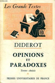 Opinions et Paradoxes