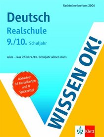 Wissen ok! Deutsch 9./10. Schuljahr Realschule