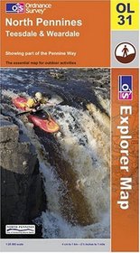 North Pennines: Teesdale and Weardale (OS Explorer Map)