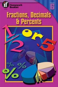 Fractions, Decimals and Percents Homework Booklet, Grade 6 (Homework Booklets)