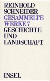 Geschichte und Landschaft (His Gesammelte Werke ; Bd. 7) (German Edition)