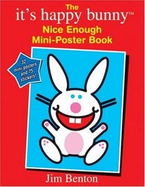 It's Happy Bunny Mini Poster Book