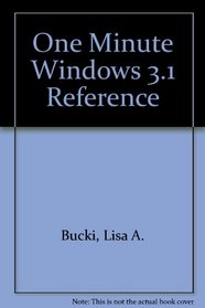 One Minute Reference: Windows 3.1