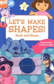 Let's Make Shapes! Book and Blocks: 6 Puzzle Blocks, 6 Puzzles to Solve!