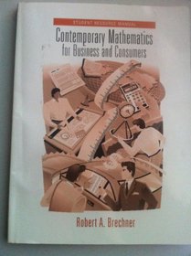 Contemporary Mathematics for Business and Consumers: Student Resource Manual